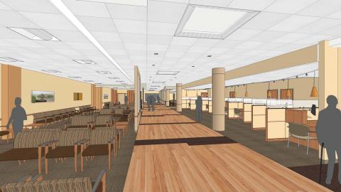 Northville Health Center Rendering Interior 2 Image of Northville Health Center Rendering Interior 1