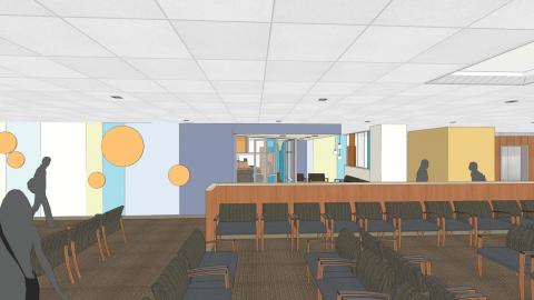 Northville Health Center Rendering Interior 2 Image of Northville Health Center Rendering Interior 2