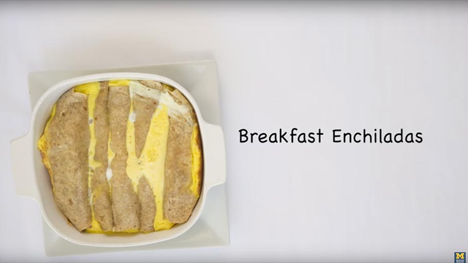 Learn how to make breakfast enchiladas