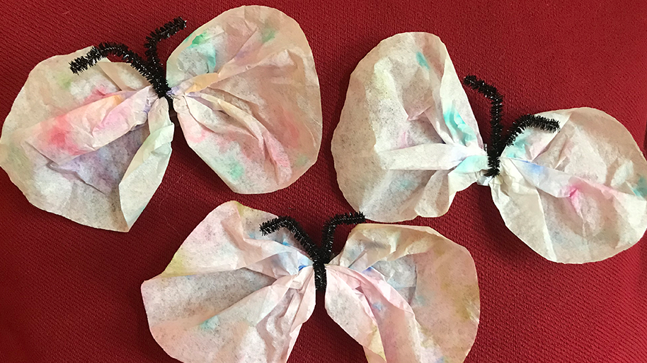 Tie-dye butterfly