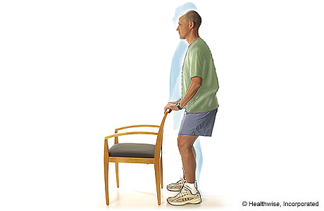 Shallow standing knee bends Shallow standing knee bends