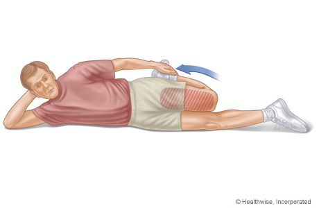 Quadriceps stretch Quadriceps stretch