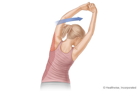 Latissimus stretch Latissimus stretch
