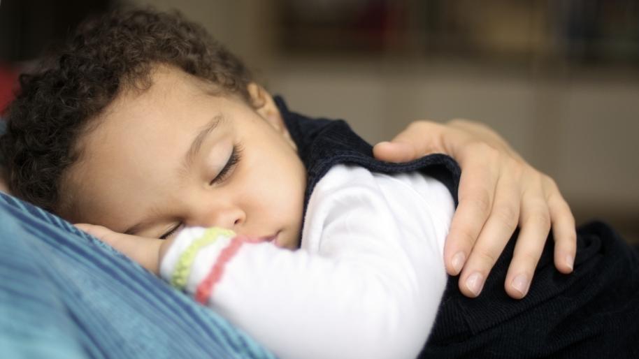 Sleeping toddler