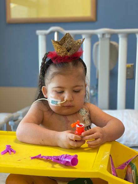 Mott patient receives costume and crafts