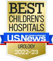 Pediatric Urology - 2022-23 US News and World Report Best Children's Hospital Badge 