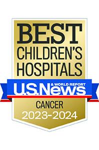 Pediatric Cancer - 2022-23 US News and World Report Best Children's Hospital Badge