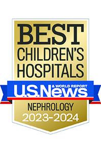 Pediatric Nephrology -  US News and World Report Best Children's Hospital Badge 