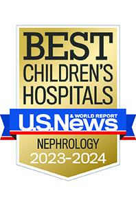 Pediatric Nephrology - US News and World Report Best Children's Hospital Badge