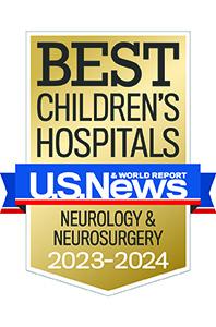 Pediatric Neurology & Neurosurgery -  US News and World Report Best Children's Hospital Badge 