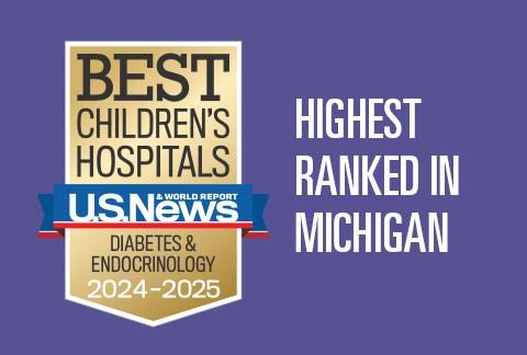 Mott Pediatric Diabetes & Endocrinology program was ranked 1st in Michigan and 22nd in the nation by USNWR