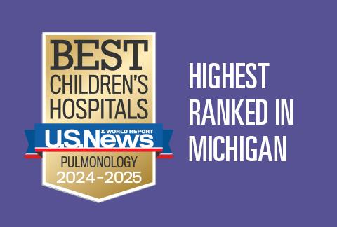Mott Pediatric Pulmonology program ranked #1 in Michigan 
